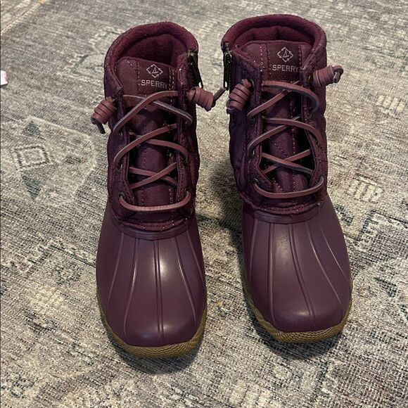 Sperry Purple Waterproof Boots - Picture 1 of 6